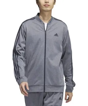 adidas Men's Tricot Heathered Logo Track Jacket