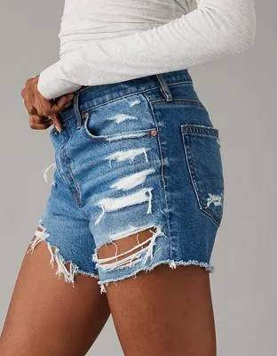 AE AE Strigid 4" Perfect Ripped Denim Short