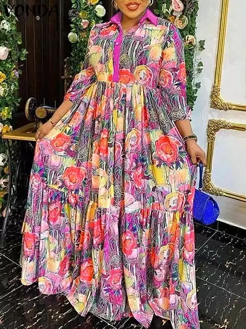 African Dresses For Women Traditional Africa Long Dress S4602721