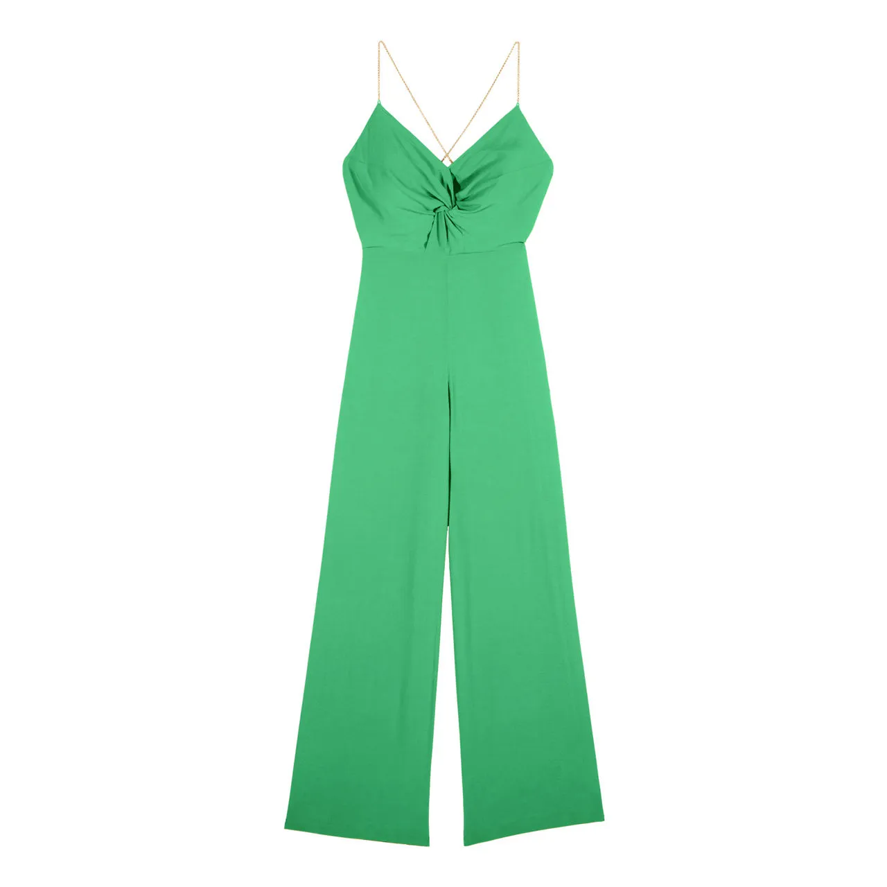 BA&SH Fifia Twist Jumpsuit - Green