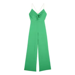 BA&SH Fifia Twist Jumpsuit - Green