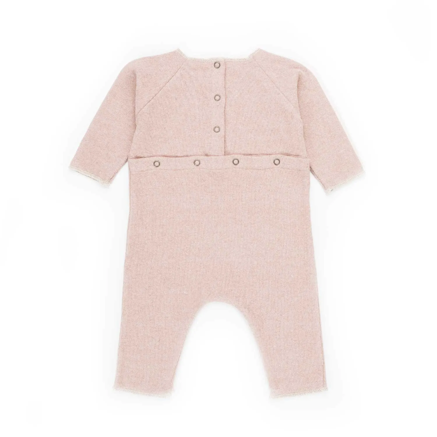 Babe & Tess Baby Girl Powder Pink Romper