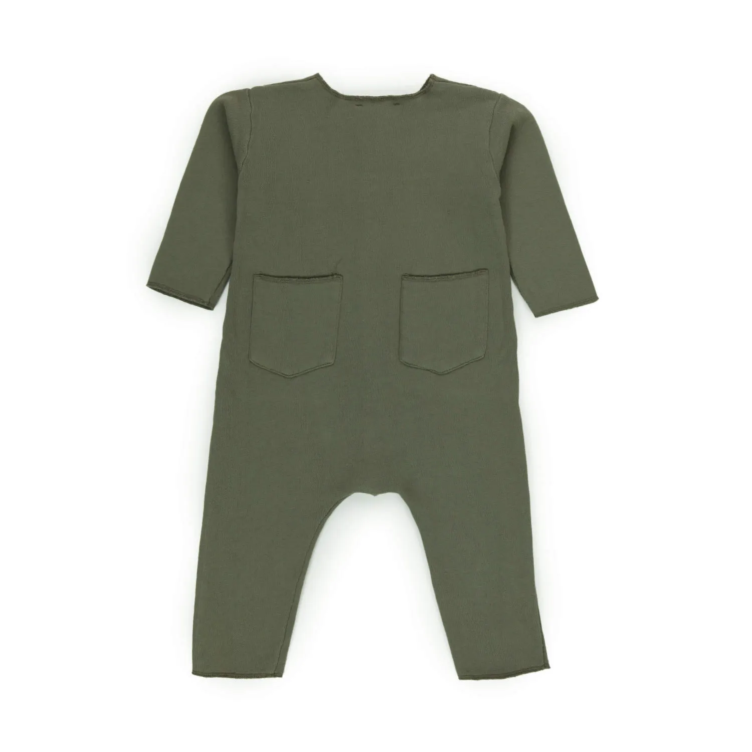 Babe & Tess Baby Unisex Green Romper