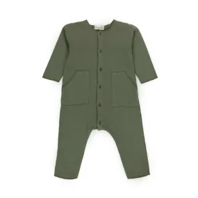 Babe & Tess Baby Unisex Green Romper