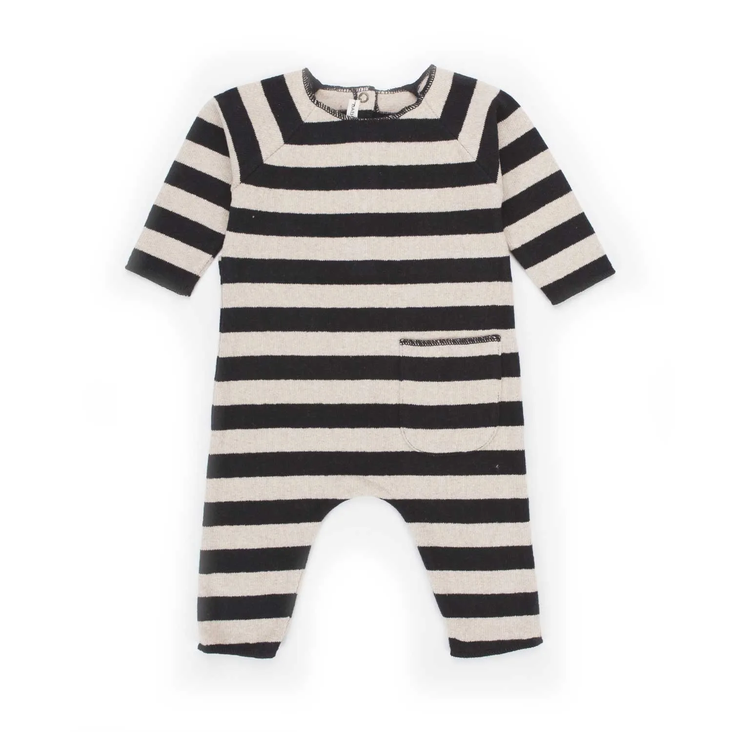 Babe & Tess Baby Unisex Striped Romper