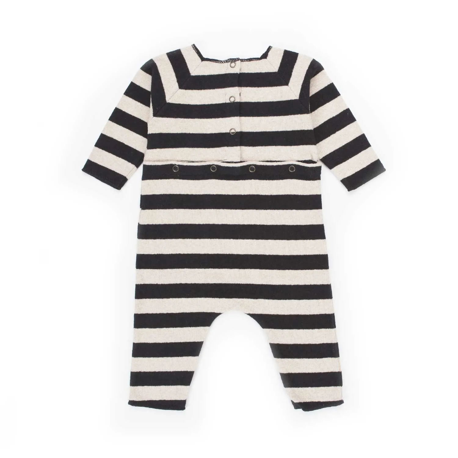 Babe & Tess Baby Unisex Striped Romper