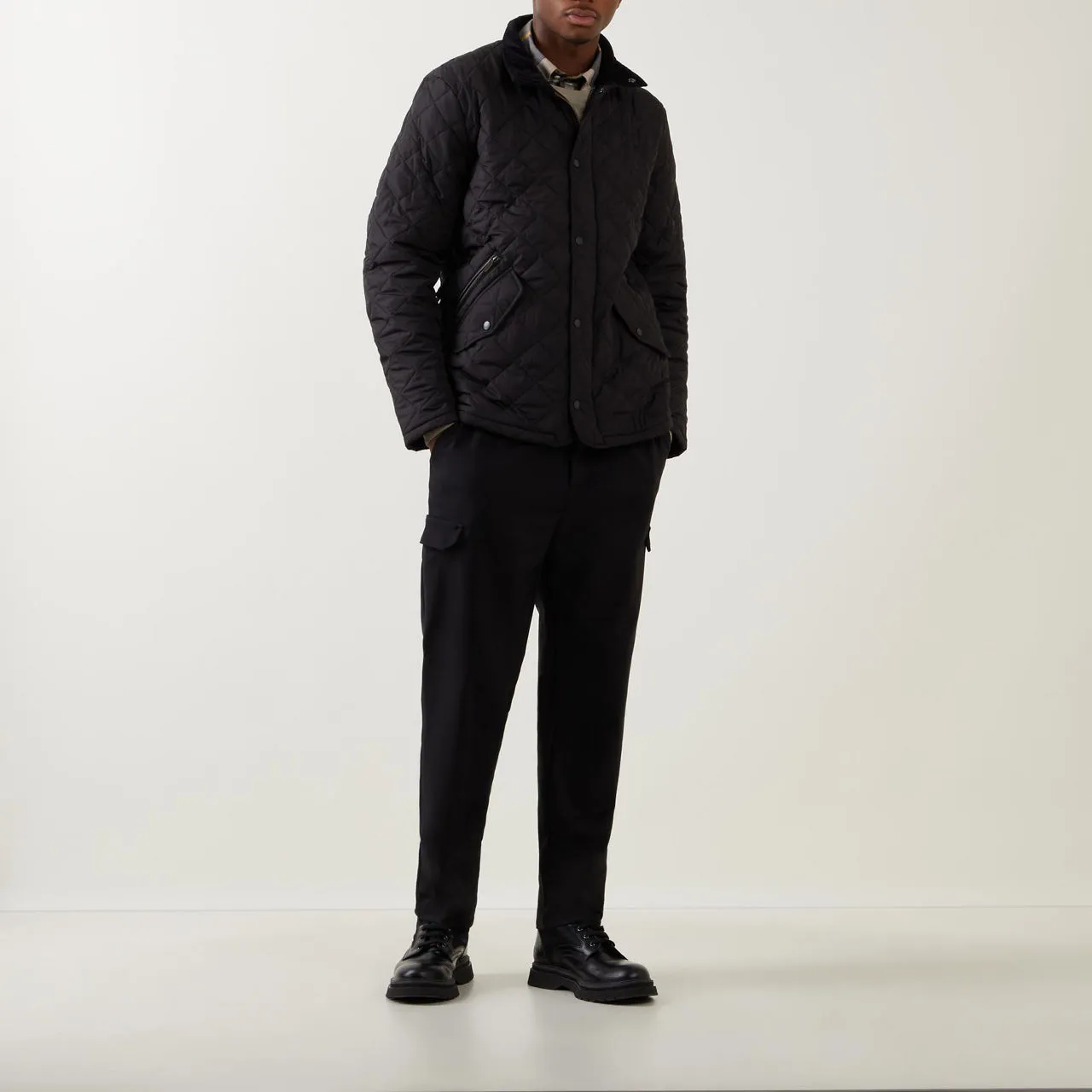 BARBOUR Chelsea Sportsquilt Jacket - Black