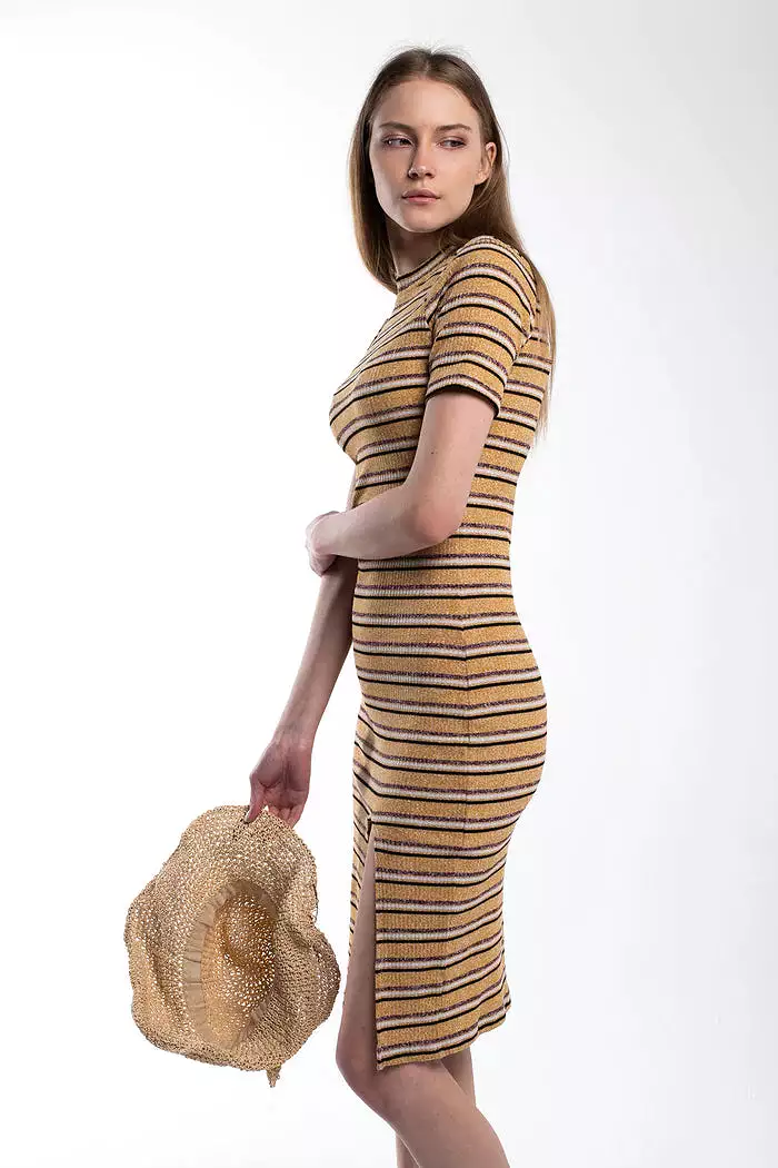 Bee And Alpaca Rib Knit Dress