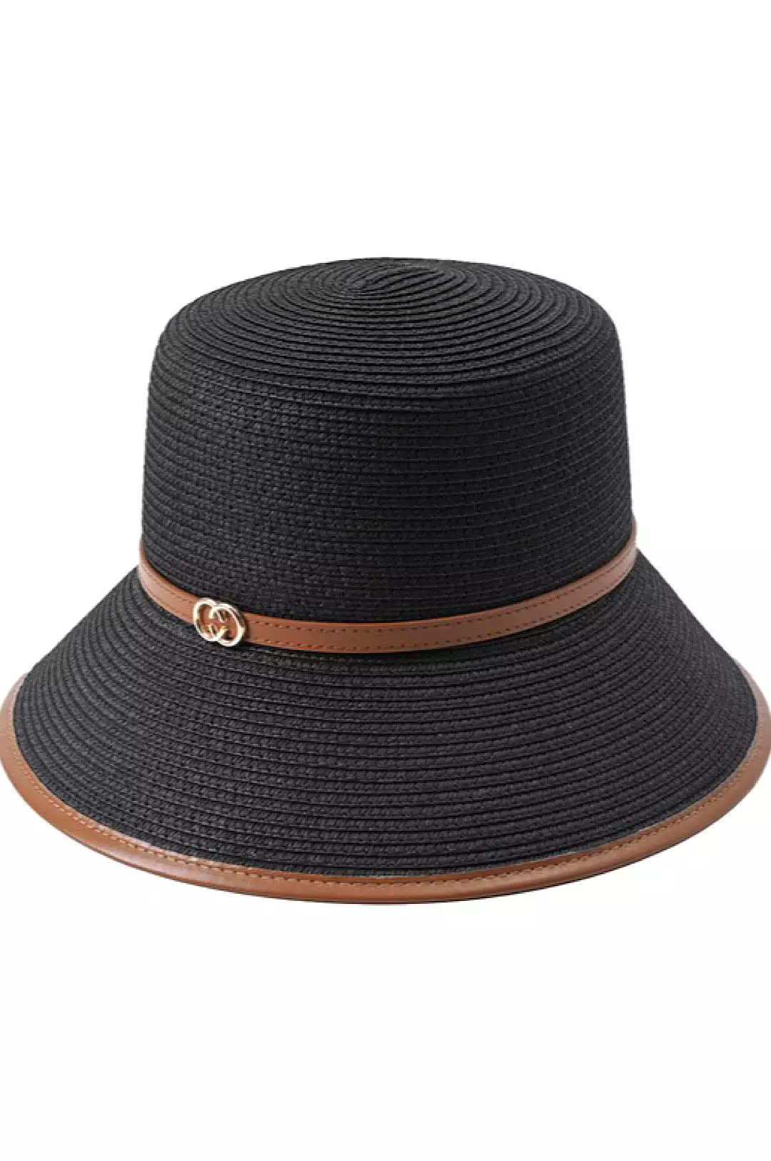 Black Flat Top Bucket Hat