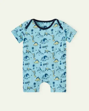 Blue Dino Romper