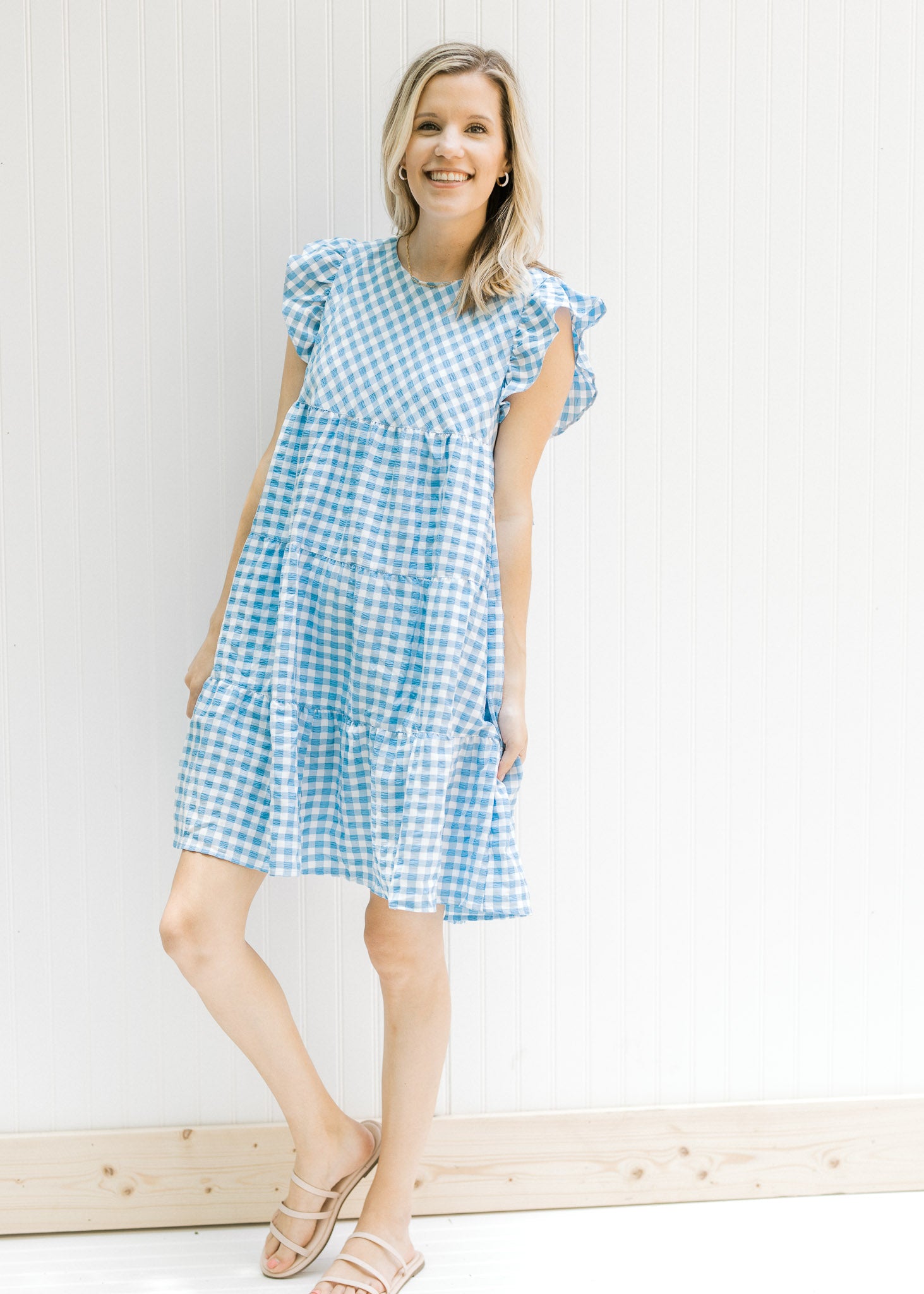 Blue Gingham Dress