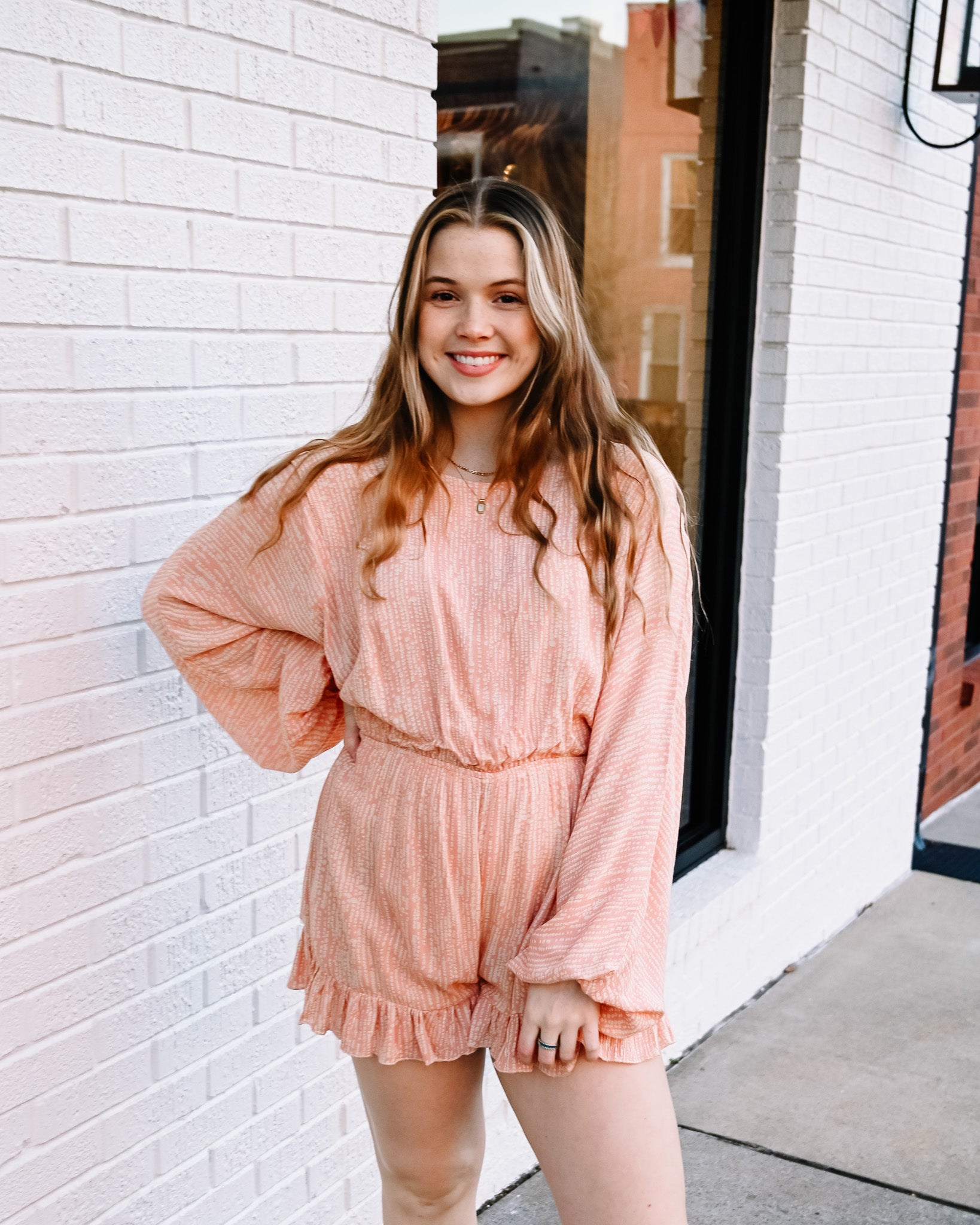 Blushing Pink Romper