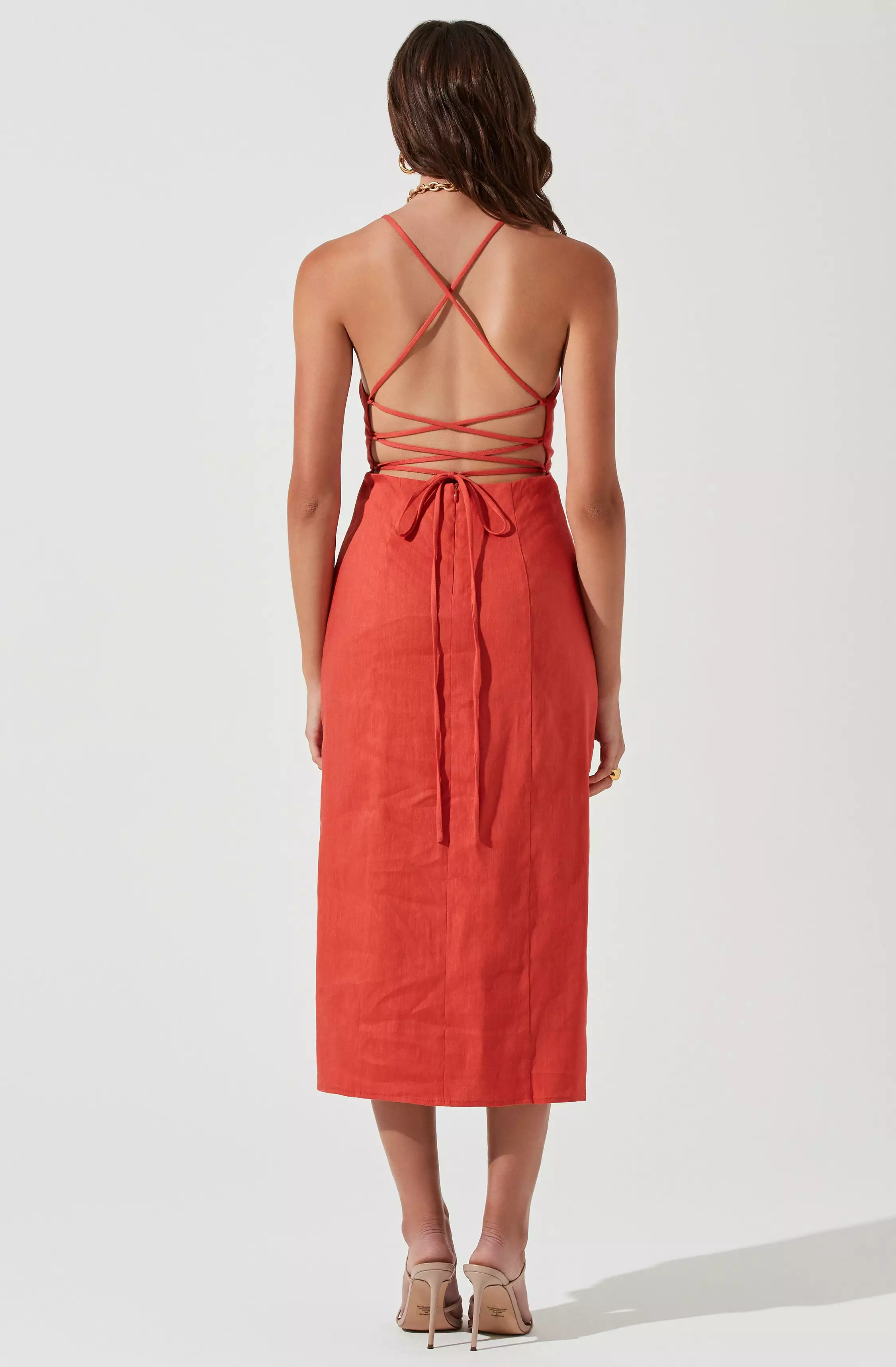 Brayden Strappy Back Midi Dress