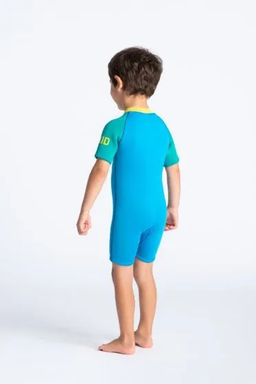 C Skins C-Kids Toddler Shorty Wetsuit 2024 - Cyan / Green