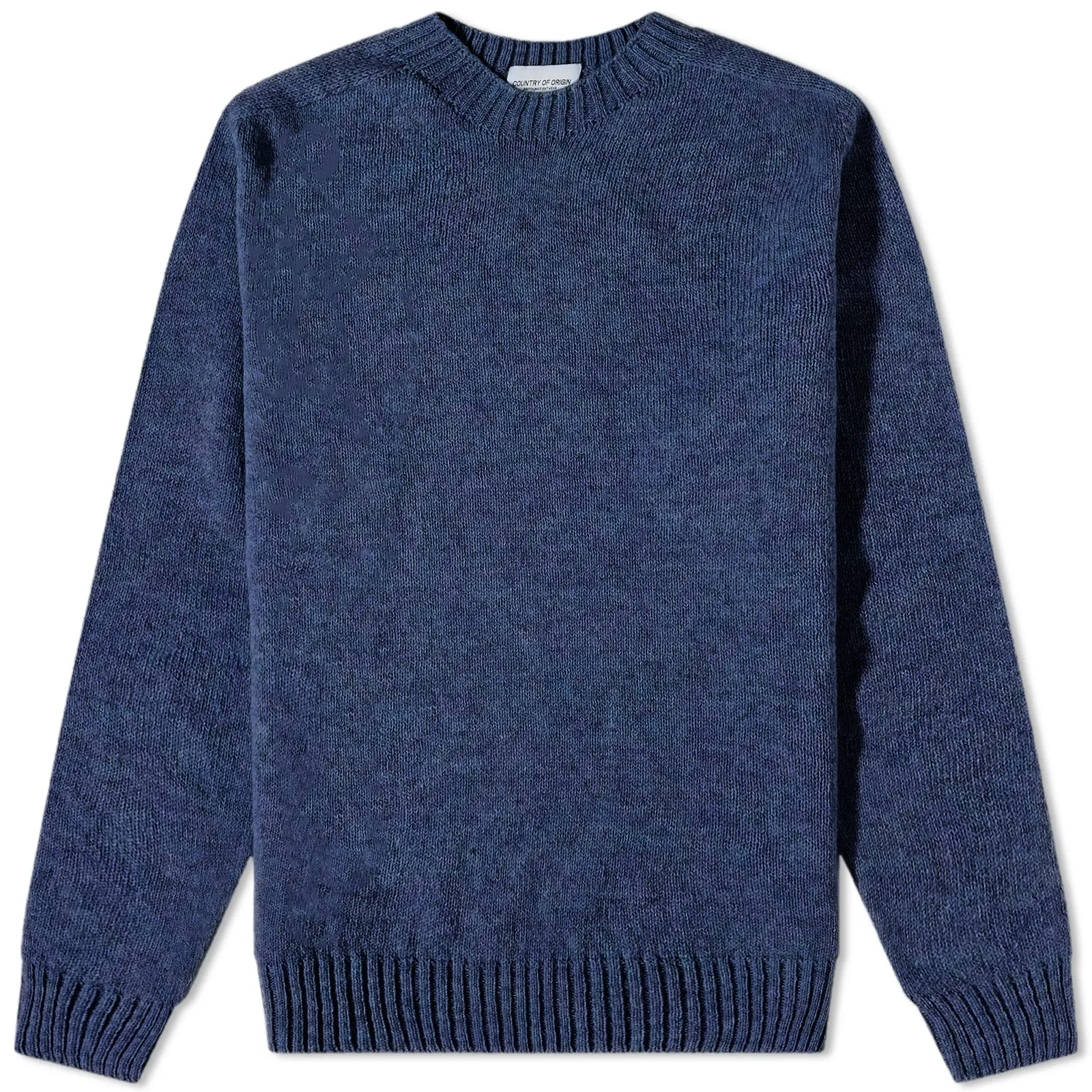 Country of Origin Supersoft Seamless Crew KnitIndigo