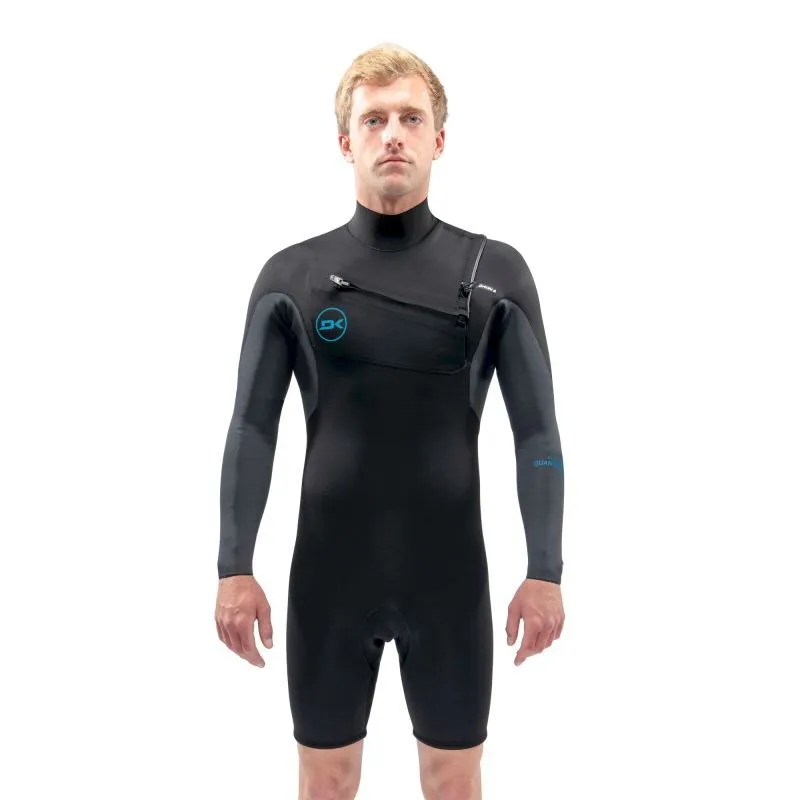 Dakine Quantum Chest Zip LS Shorty 2/2mm F/L - Surf Wetsuit - Men's | Hardloop