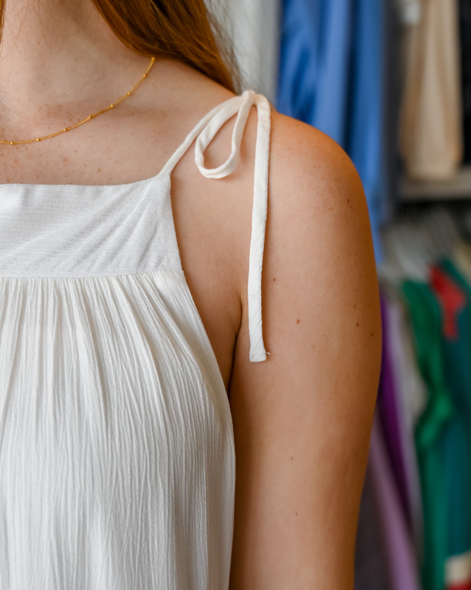 Date Night White Midi Dress