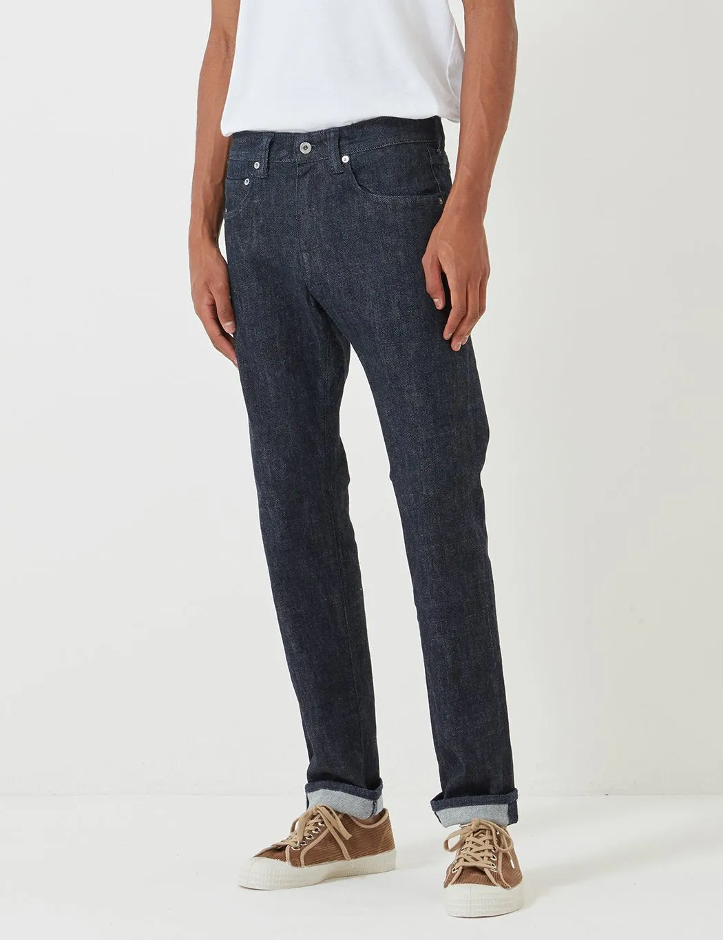 Edwin ED-55 CS Yuuki Blue Denim Jeans - Rinsed