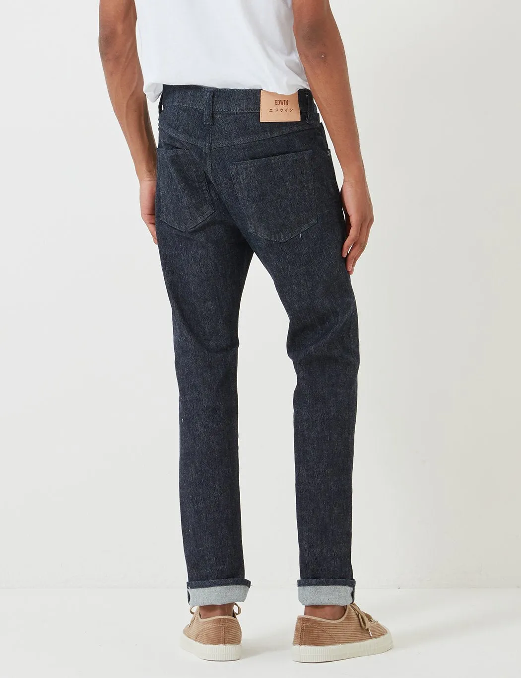 Edwin ED-55 CS Yuuki Blue Denim Jeans - Rinsed