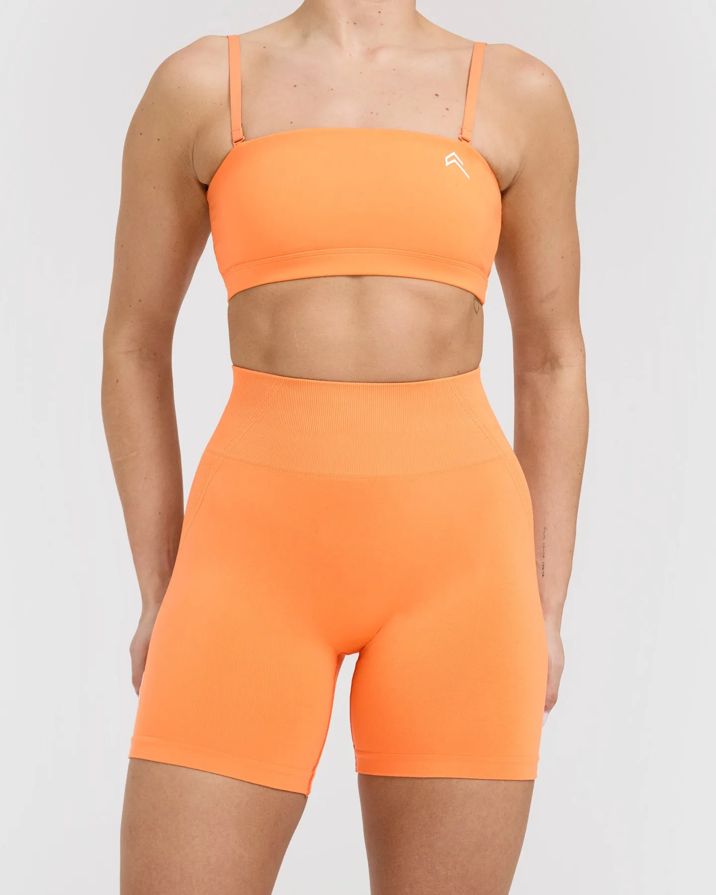 Effortless Seamless Shorts | Apricot Orange