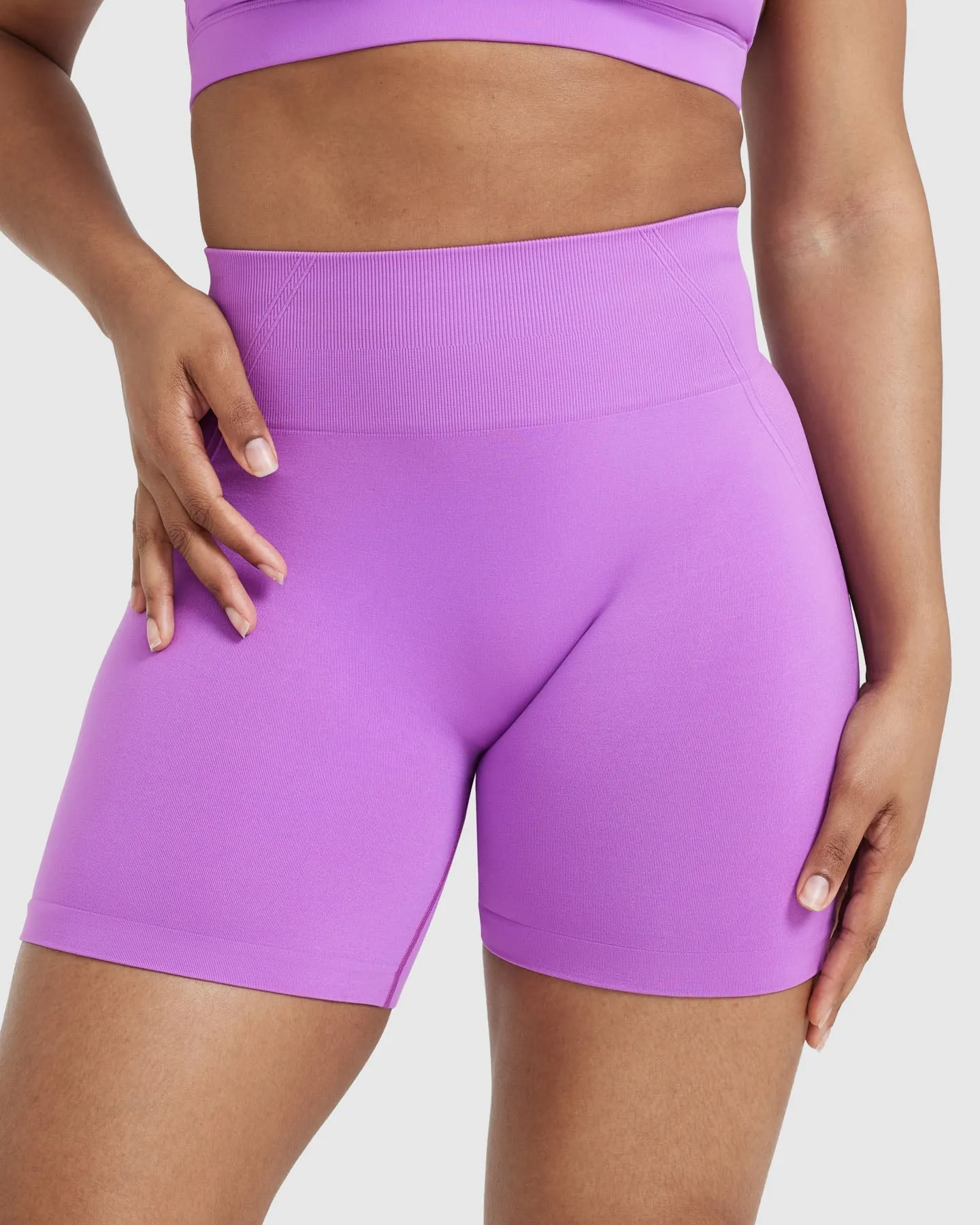 Effortless Seamless Shorts | Grape Purple