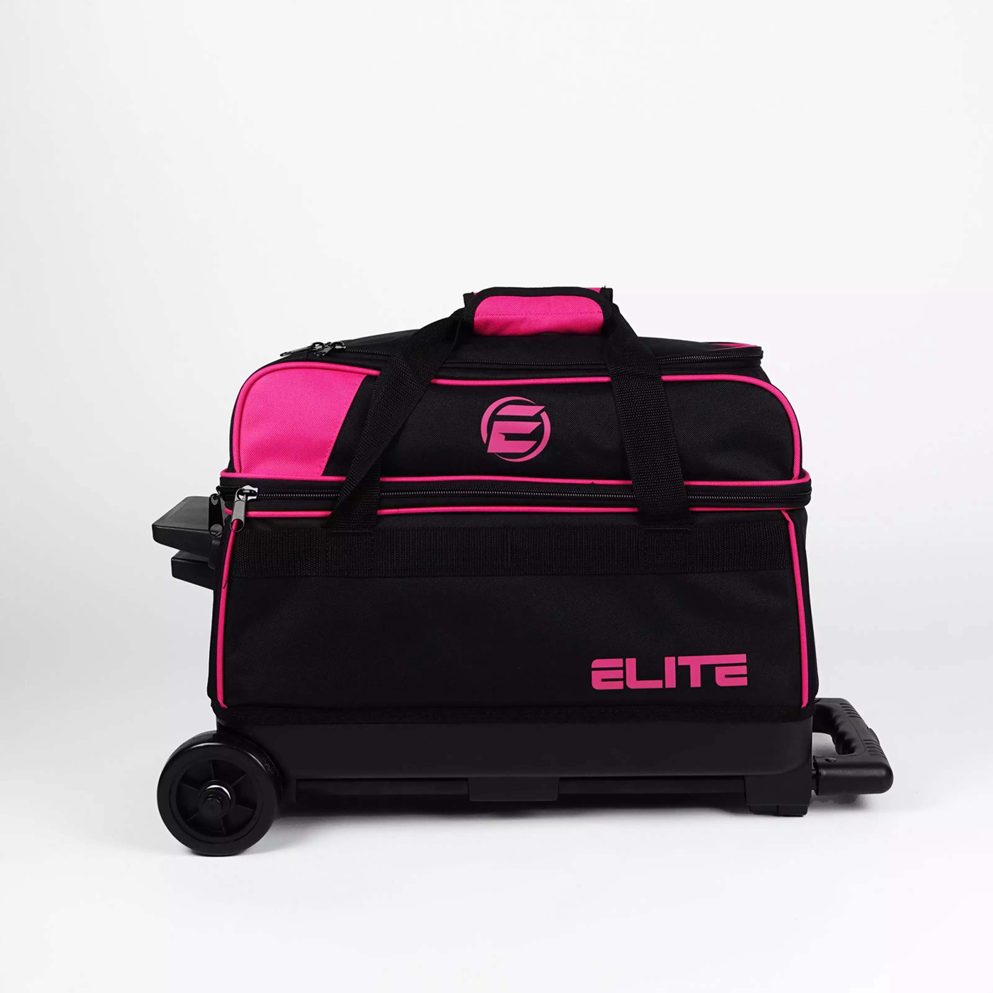 Elite Basic Double Roller Pink Bowling Bag