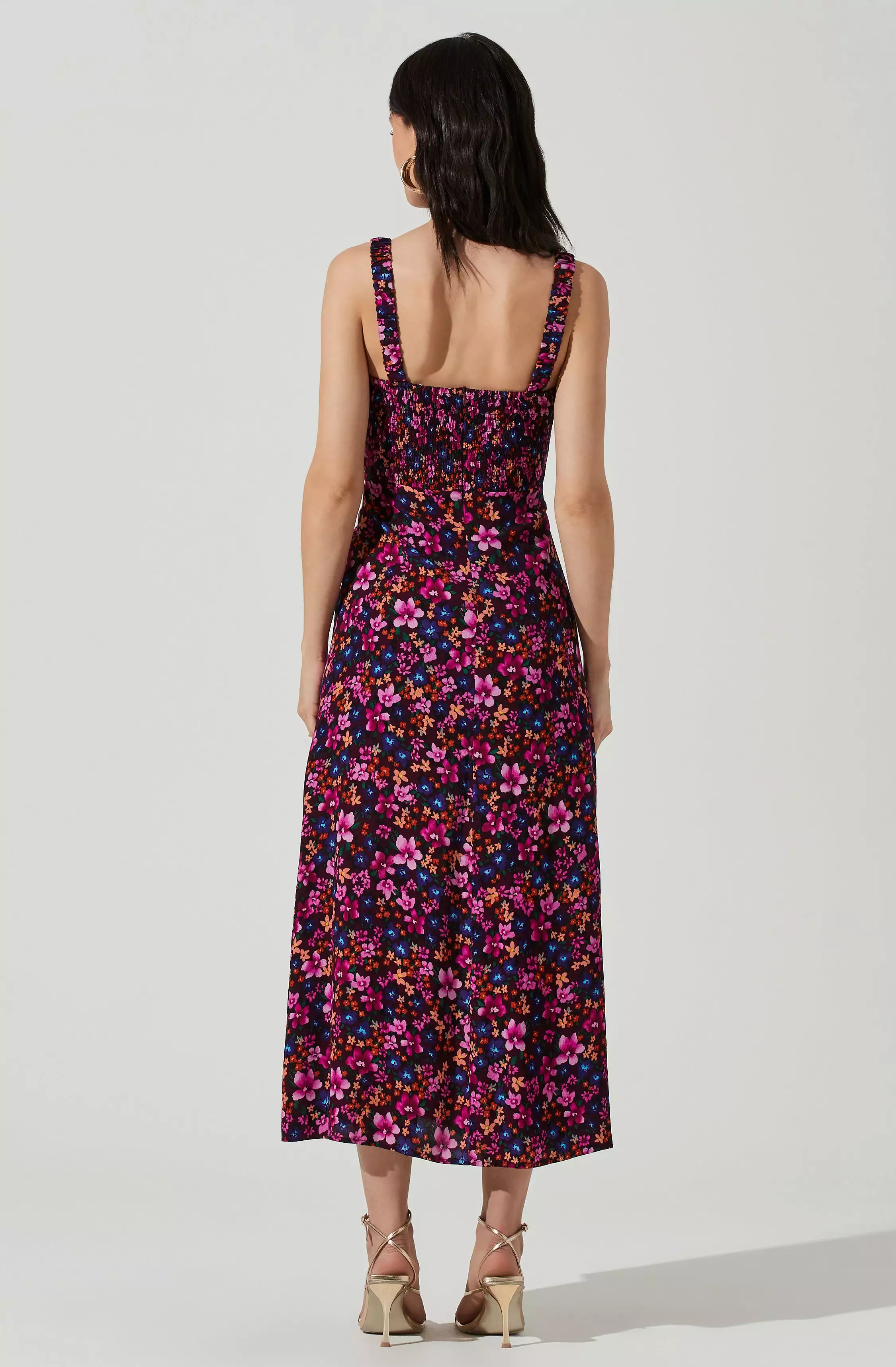 Elsie Floral Midi Dress