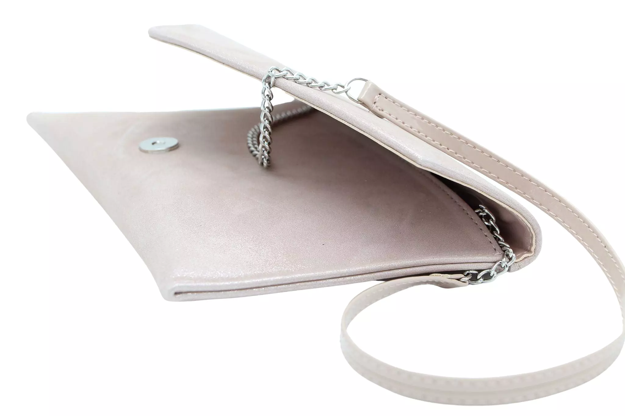 EMIS Pink shimmer Envelope Clutch Bag