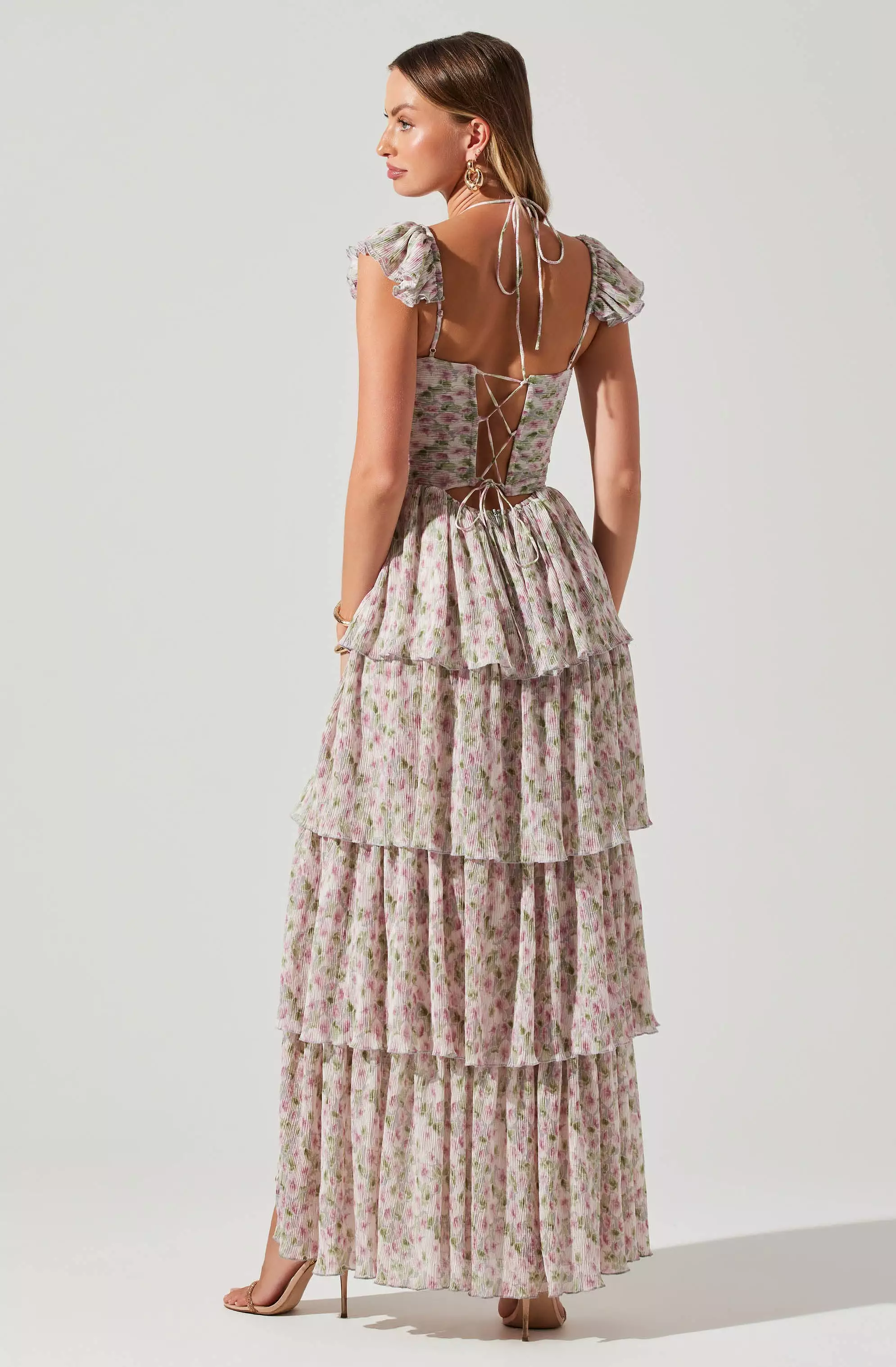 Emmeline Floral Tiered Maxi Dress