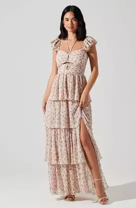 Emmeline Floral Tiered Maxi Dress