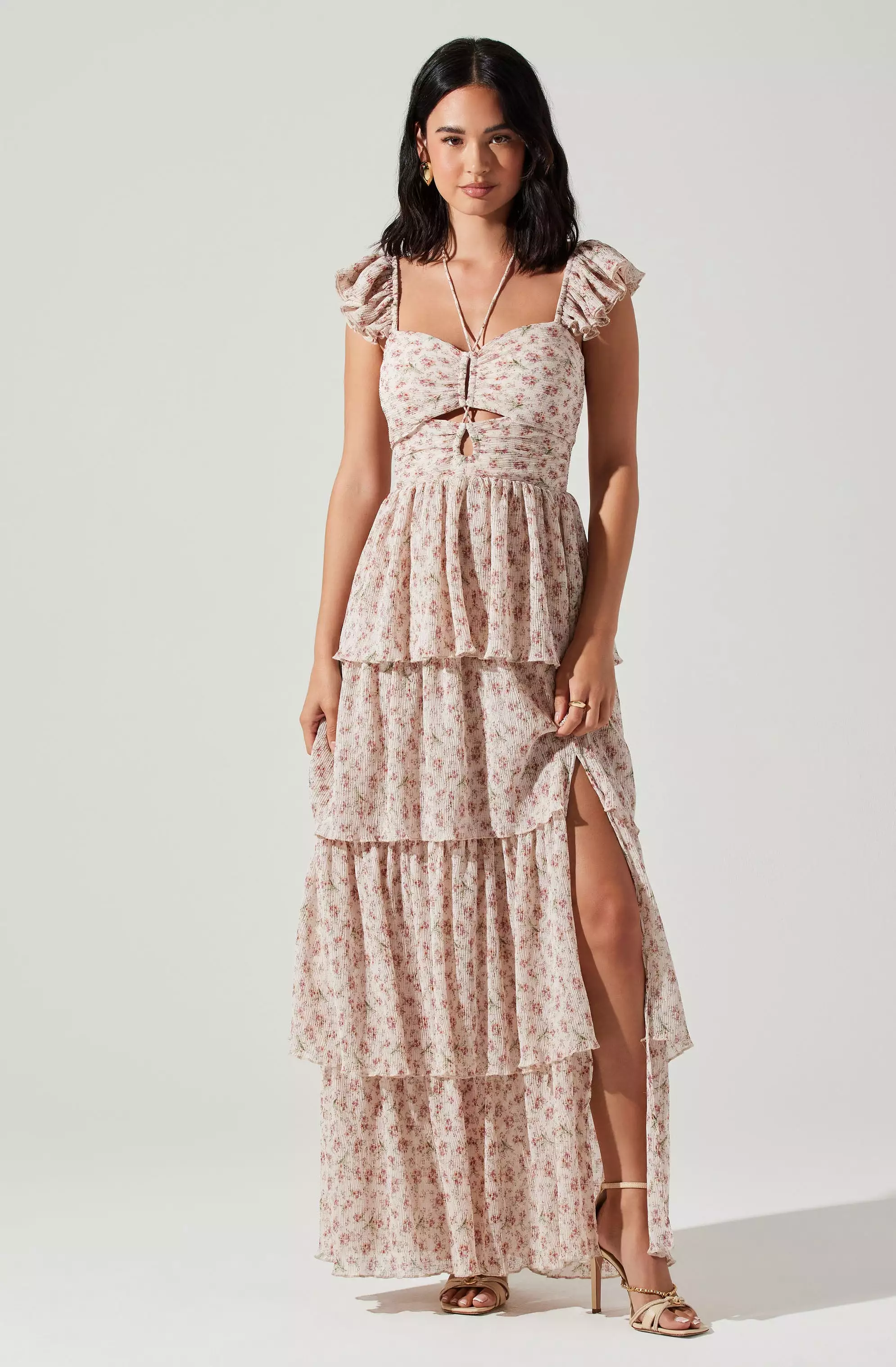 Emmeline Floral Tiered Maxi Dress