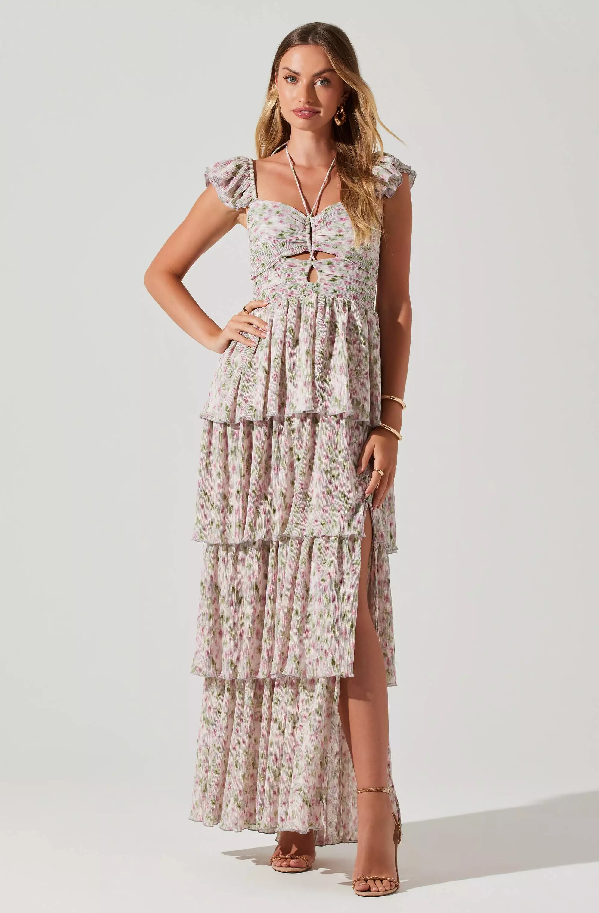 Emmeline Floral Tiered Maxi Dress