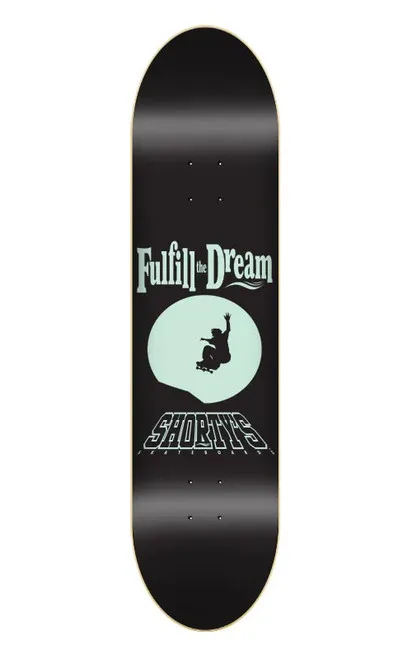 **Flash Sale** Shorty's Fulfill the Dream Glow in the Dark Deck 8.125"