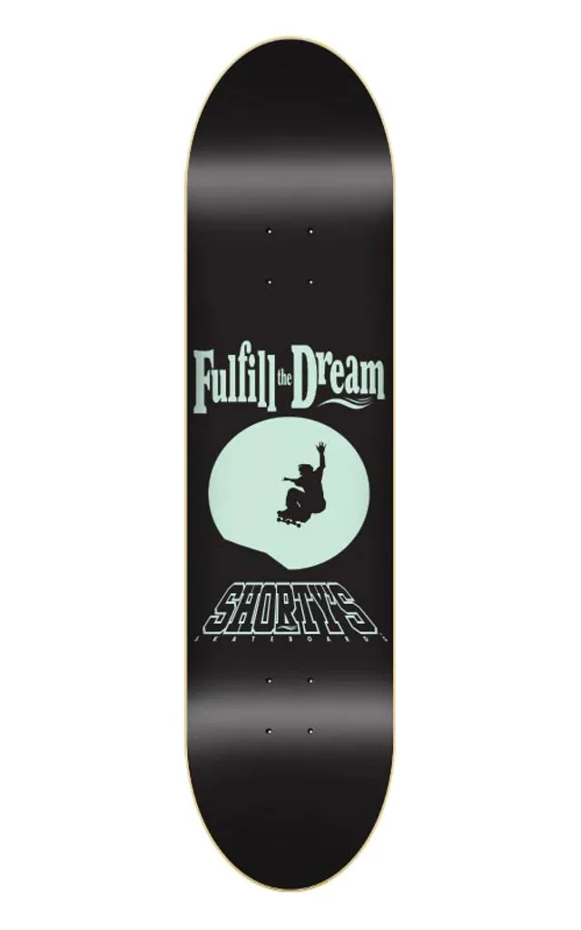 **Flash Sale** Shorty's Fulfill the Dream Glow in the Dark Deck 8.125"