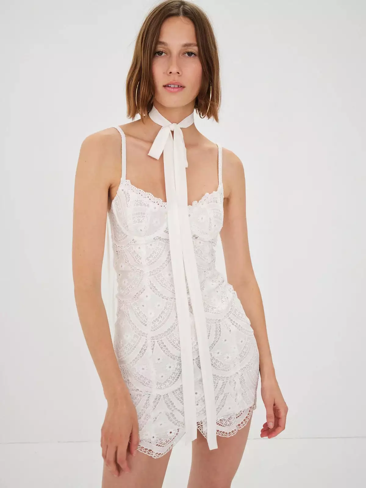 For Love & Lemons - Sandra Mini Dress - White