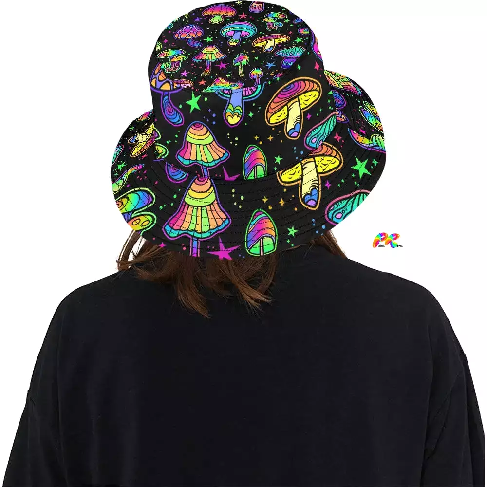 Fungi Dreamscape Rave Bucket Hat