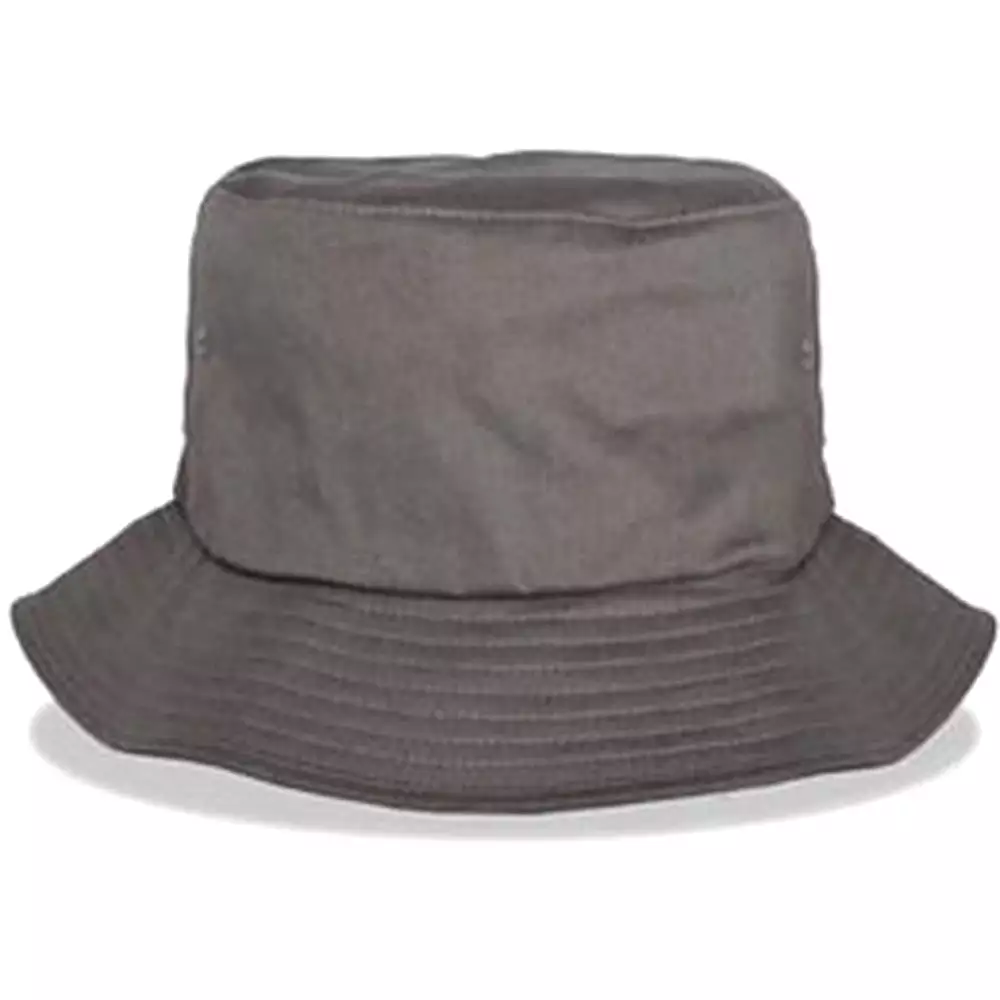 Gray Big Bucket Hat