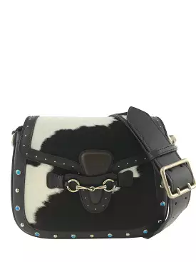 Gucci Cow Print Medium Lady Web Bag