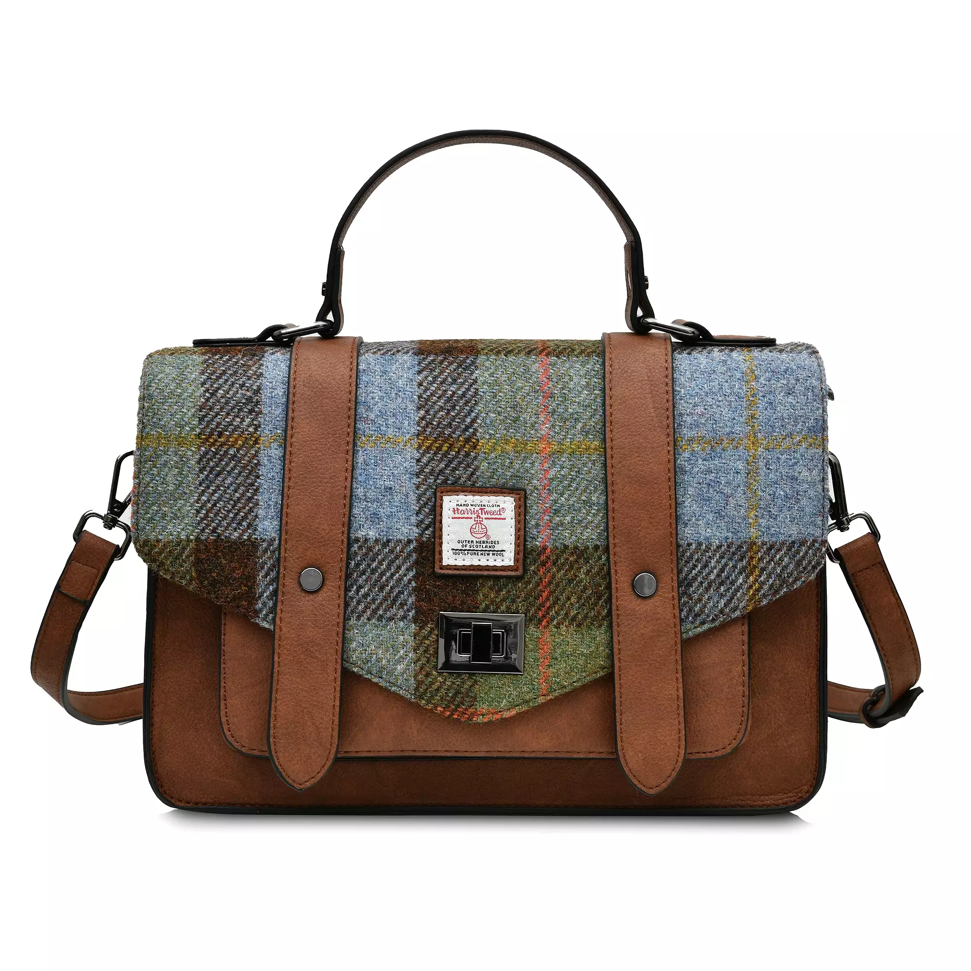 Harris Tweed Large Satchel [5 Colors]