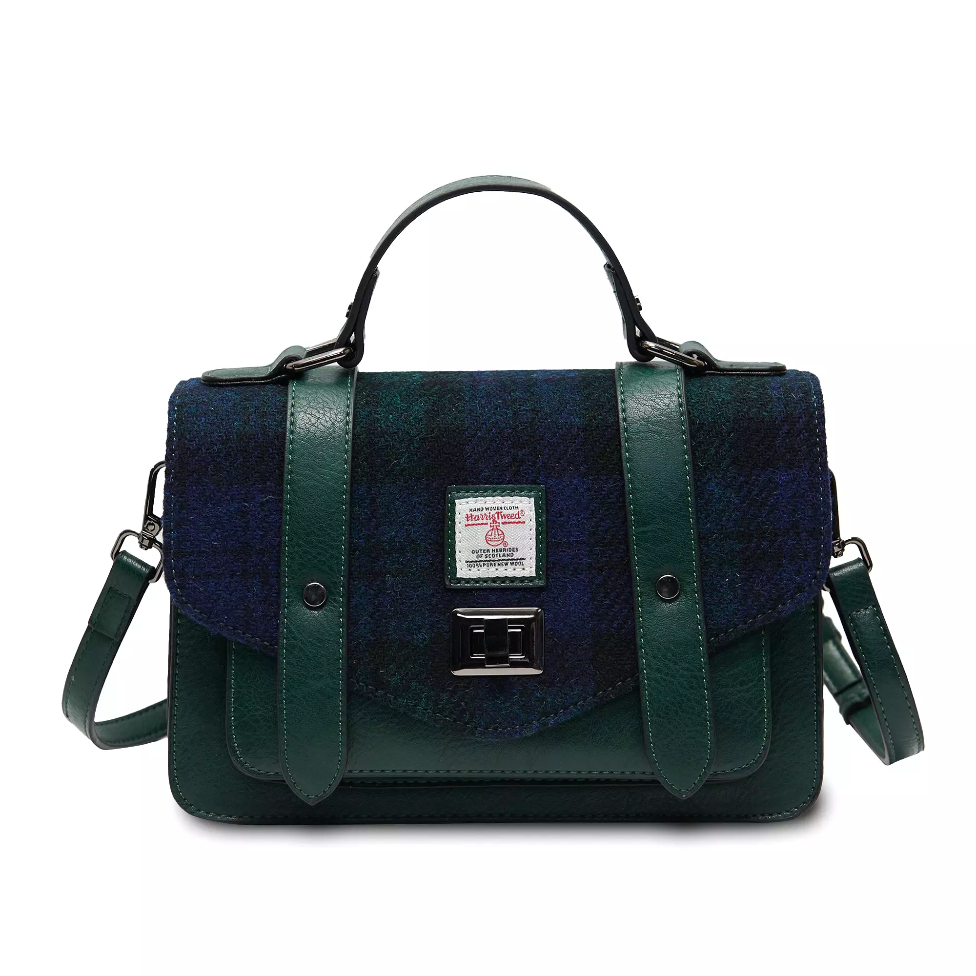 Harris Tweed Large Satchel [5 Colors]