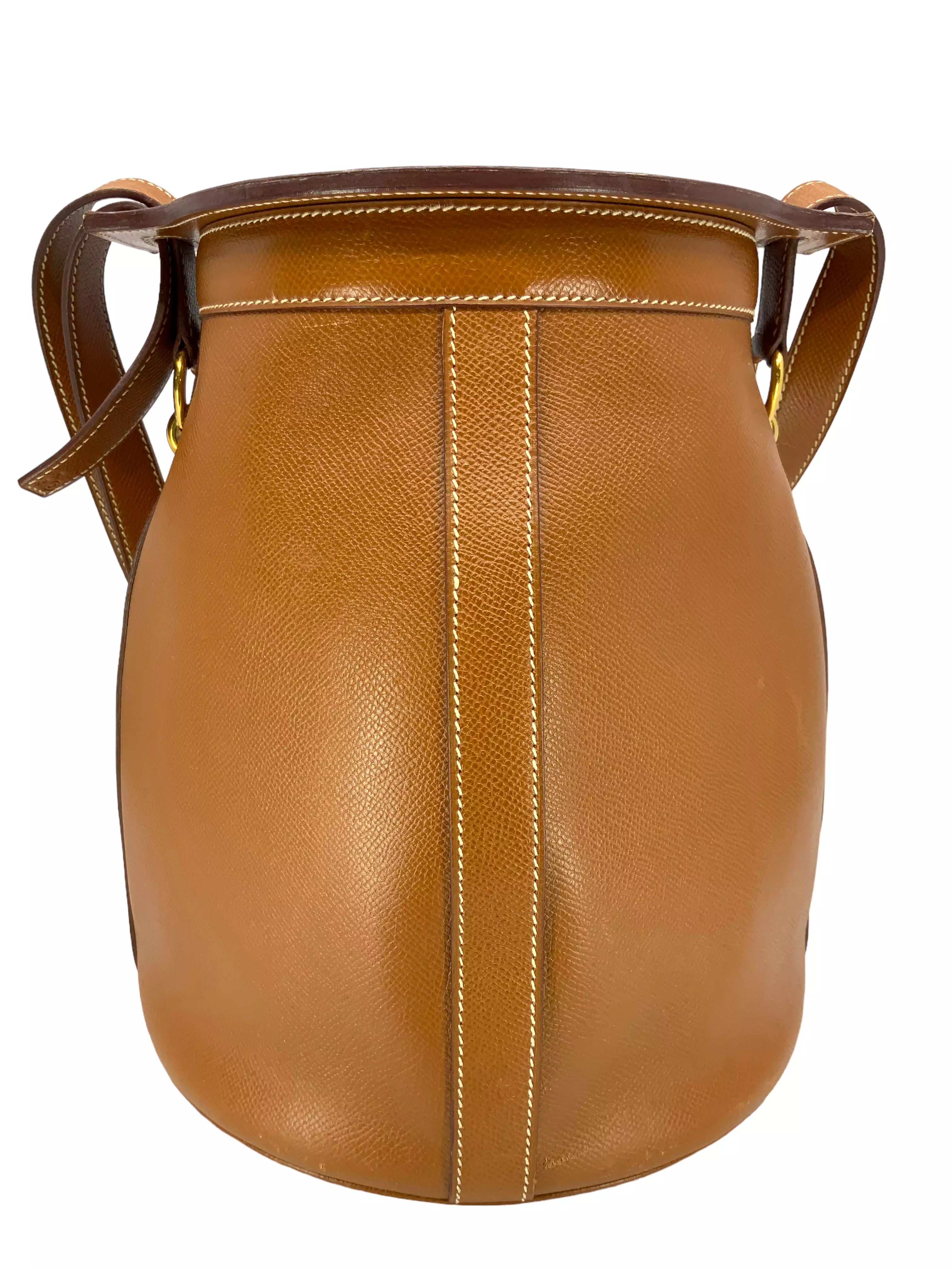 HERMES Epsom Leather Bucket Farming Bag