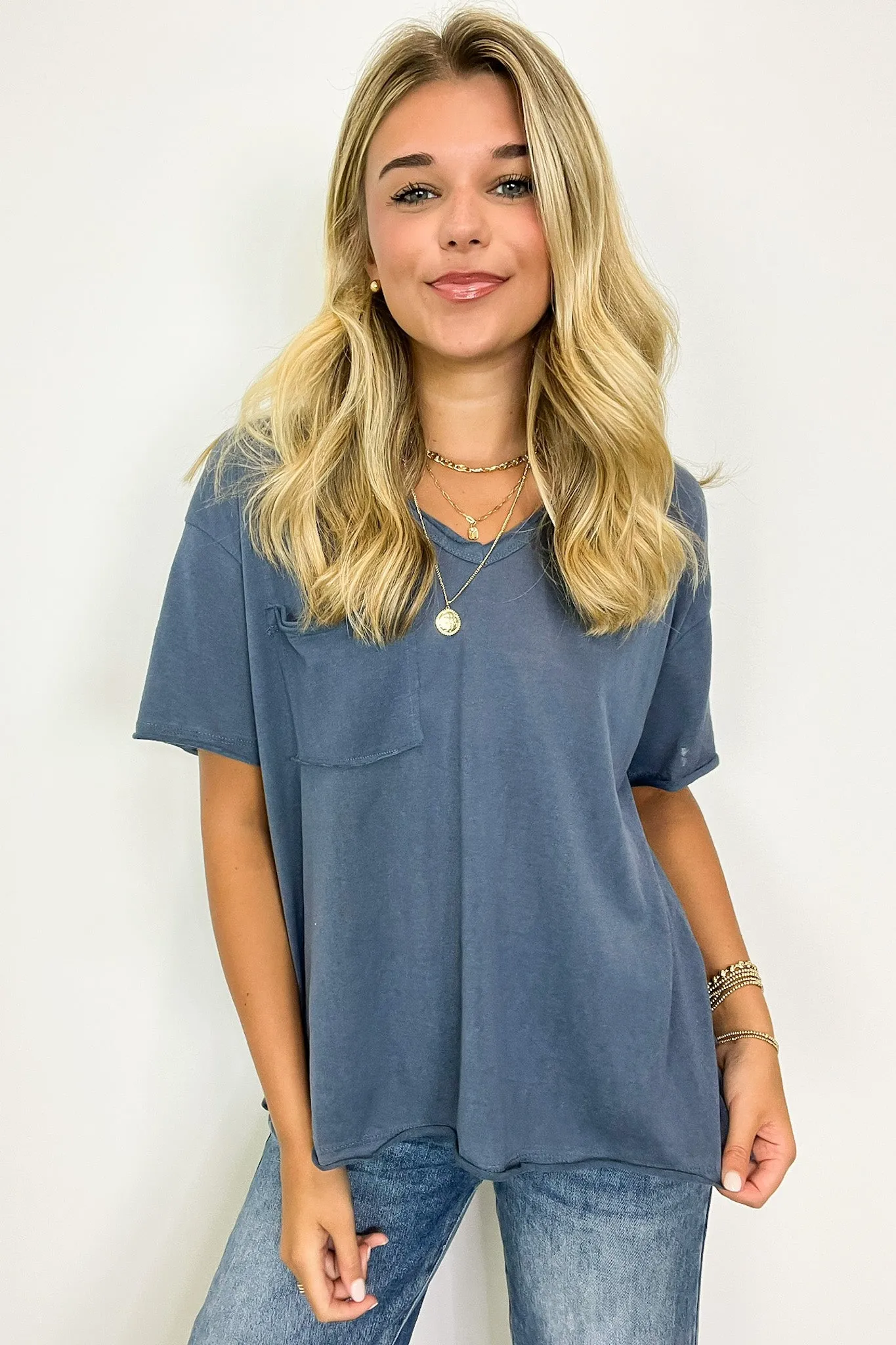 Kailani Effortless Relaxed Pocket Tee