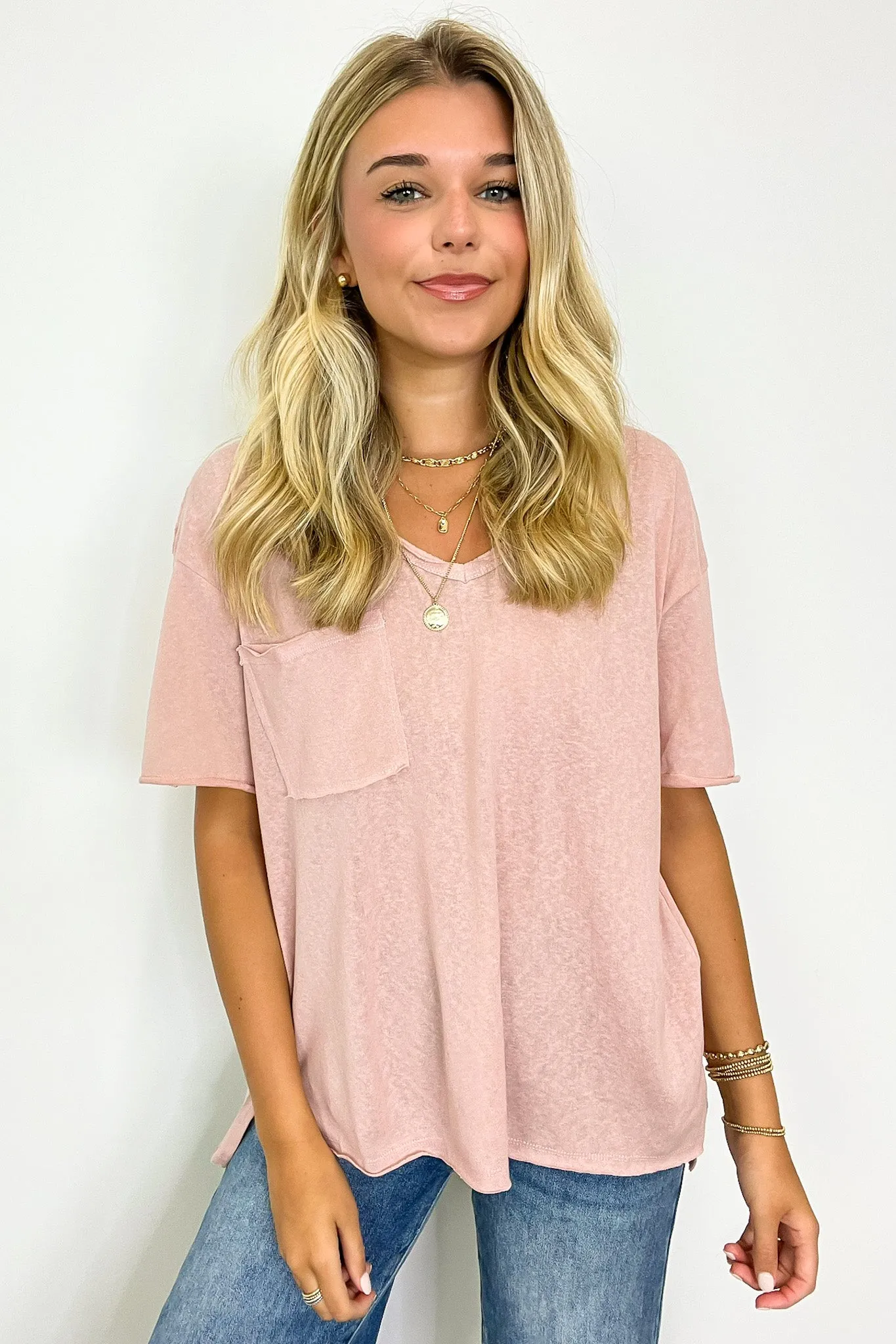 Kailani Effortless Relaxed Pocket Tee