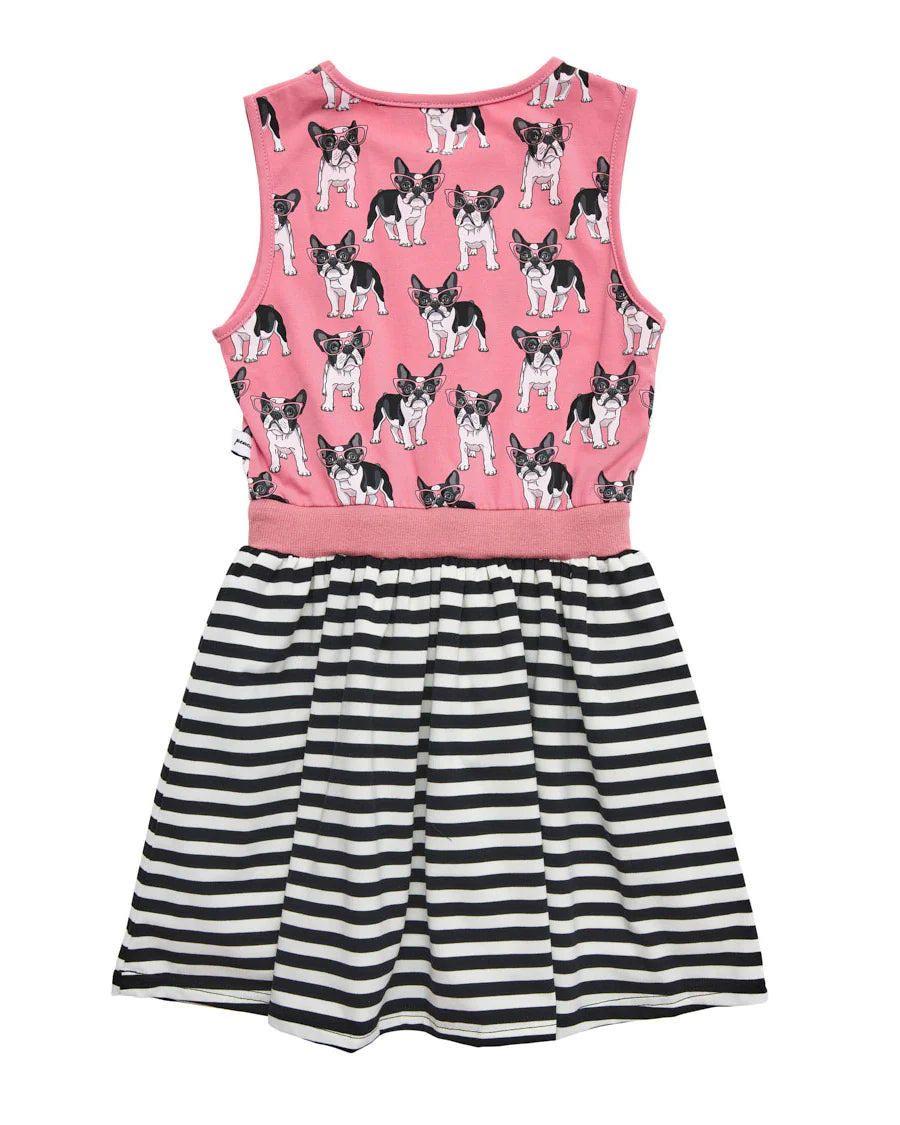 Kissed Puppy Twirl Dress