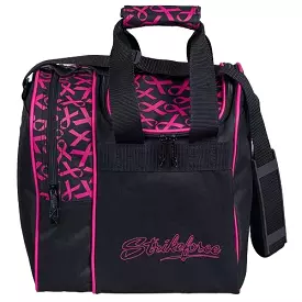 KR Rook Single Tote Pink Ribbon Bowling Bag