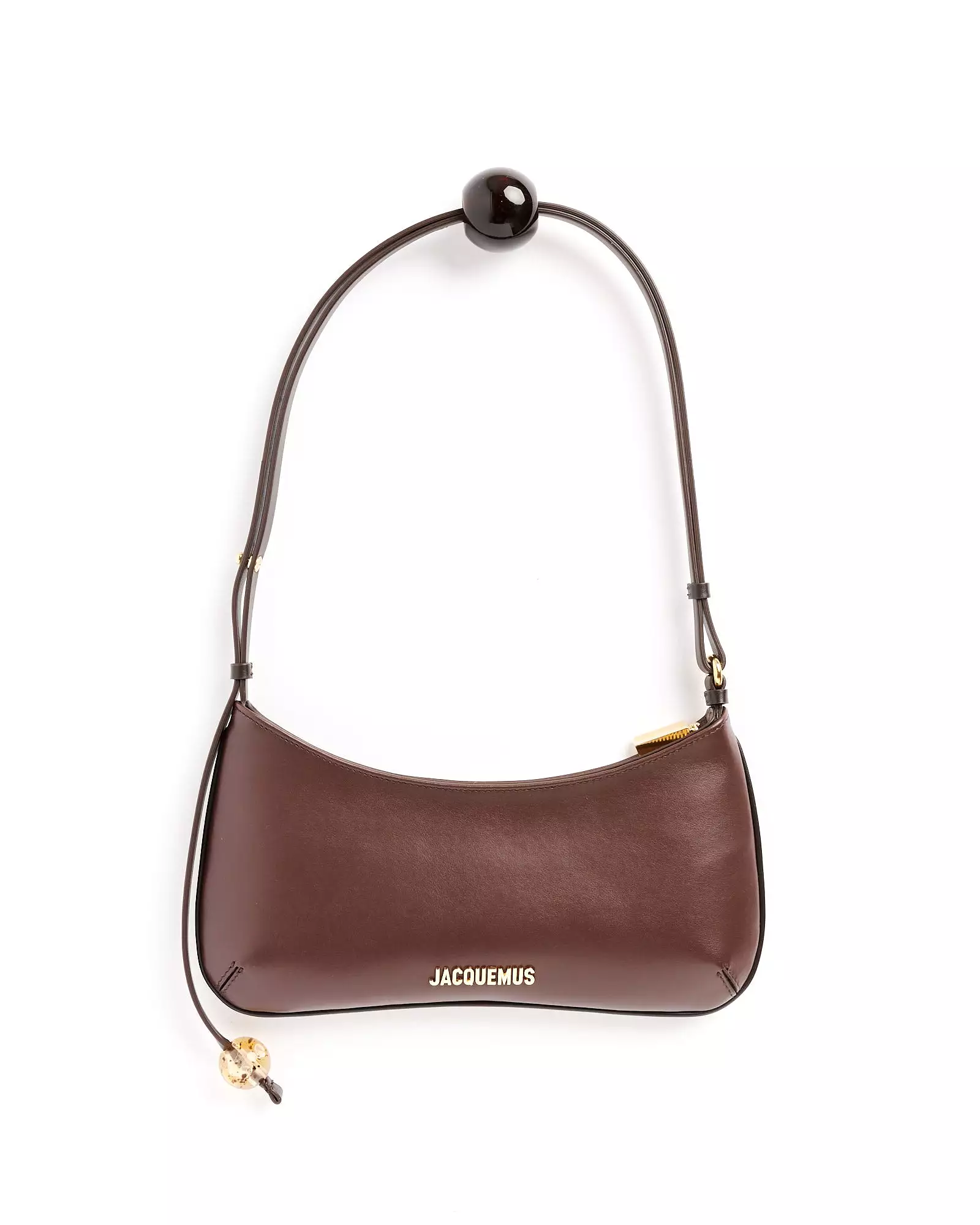 Le Bisou Perle Bag in Medium Brown