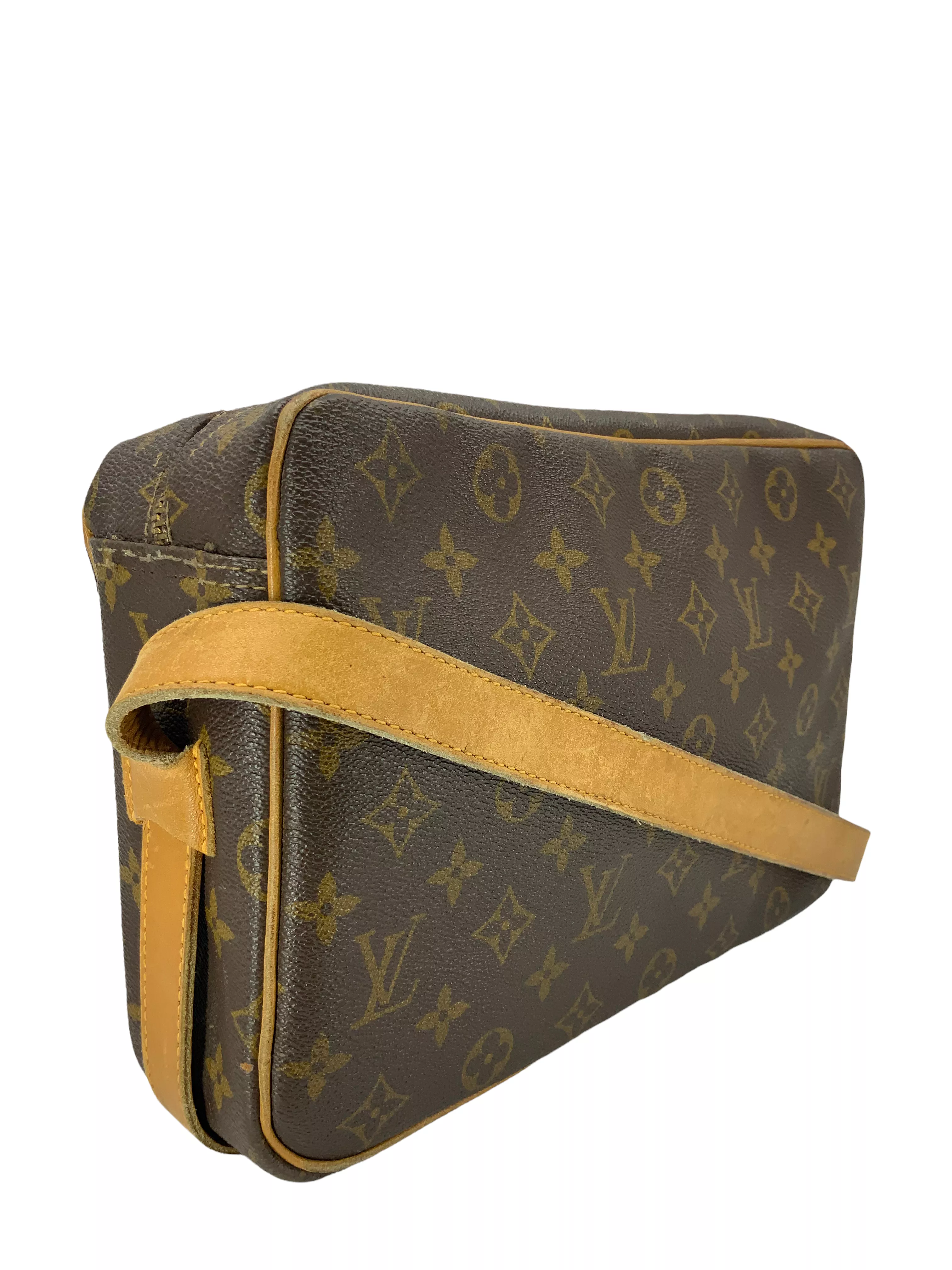 Louis Vuitton Vintage French Company Monogram Canvas Sac Bandouliere 30 Bag