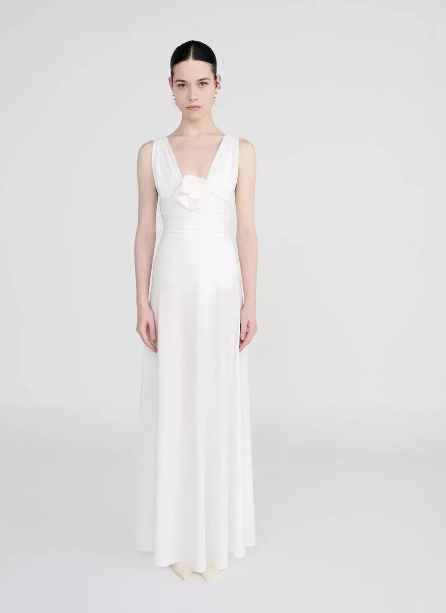 Maygel Coronel - Orinoco Maxi Dress - Off White