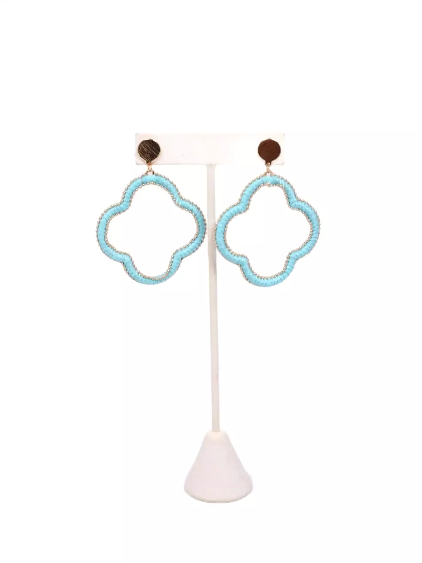 McMillan Wrapped Clover Earring - (three colors)