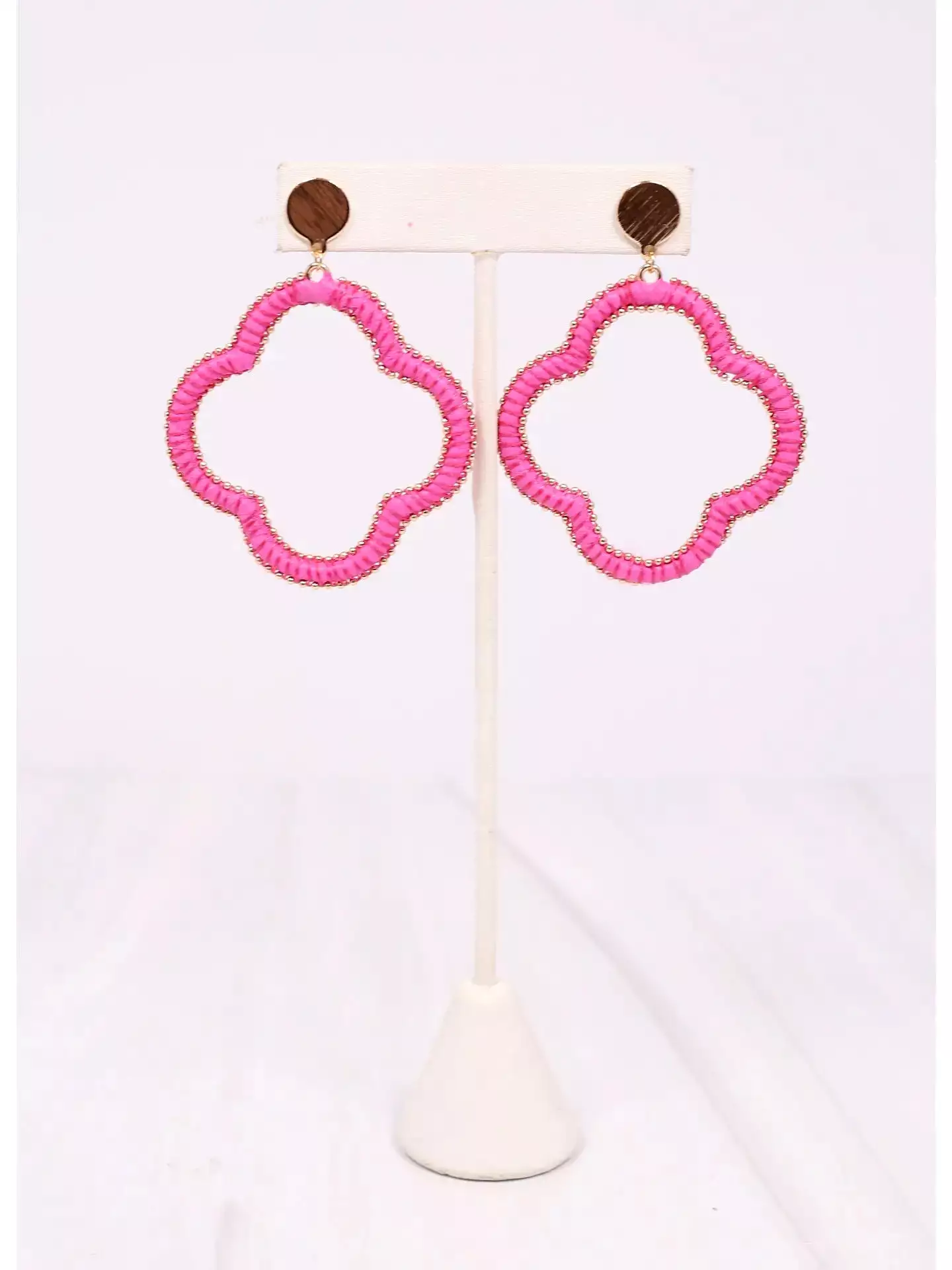 McMillan Wrapped Clover Earring - (three colors)